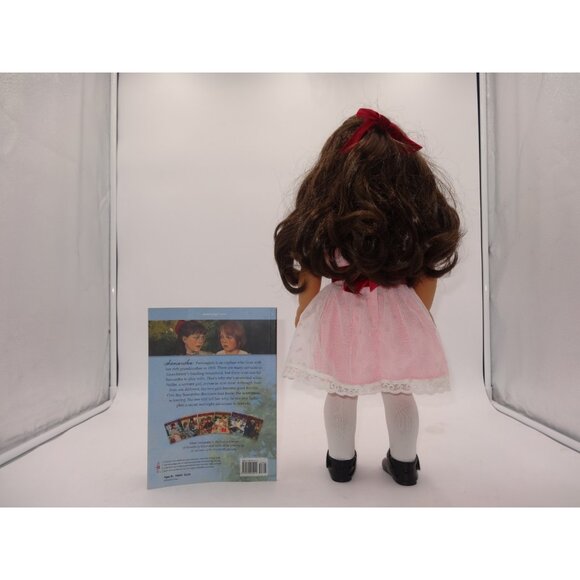 American Girl Beforever Doll Samantha Parkington Pink Dress Brown Hair Eyes 2014 - Picture 6 of 16